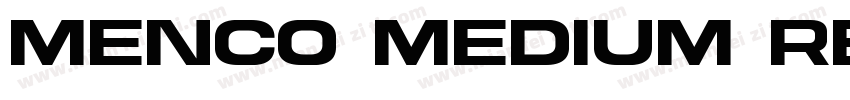 Menco Medium Regular字体转换